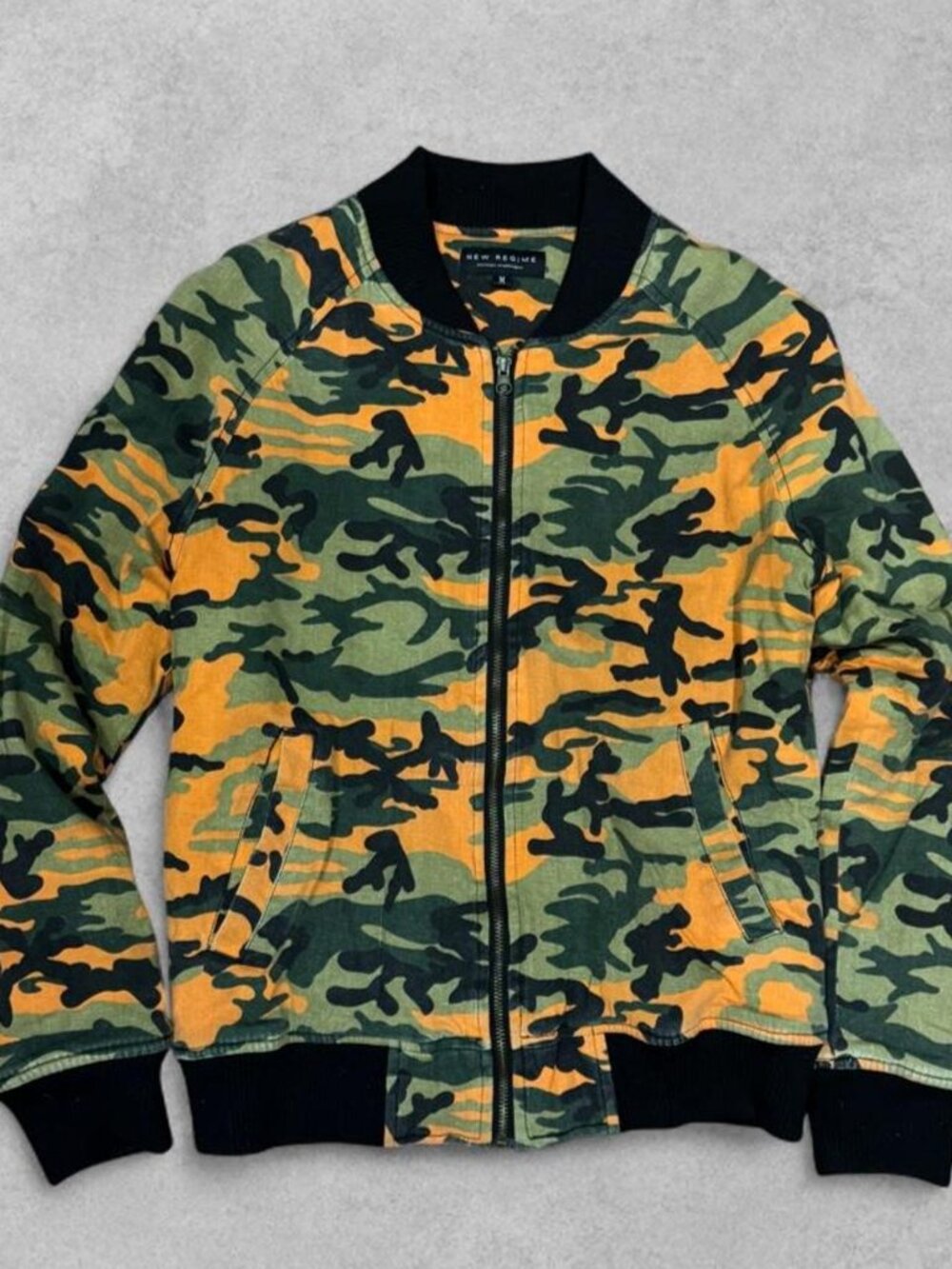New Regime camo bomber Military jacket (Men) Size: M Condition: New